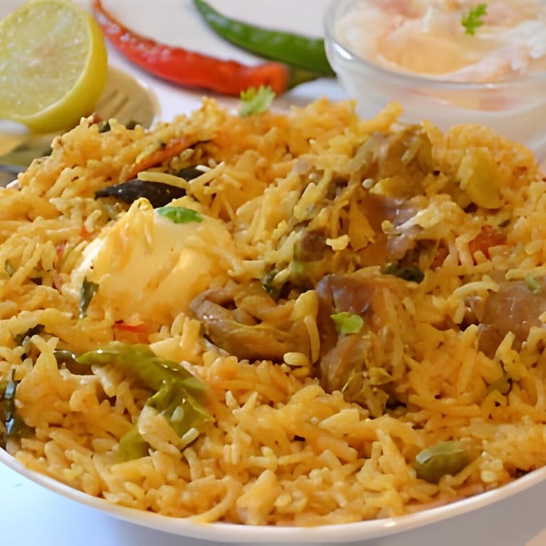 Delicious Lamb Biryani Awaits
