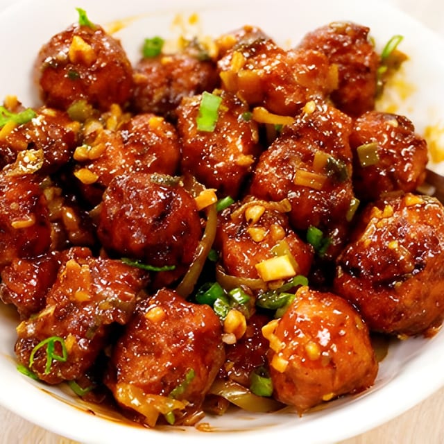 Vegetable manchurian.