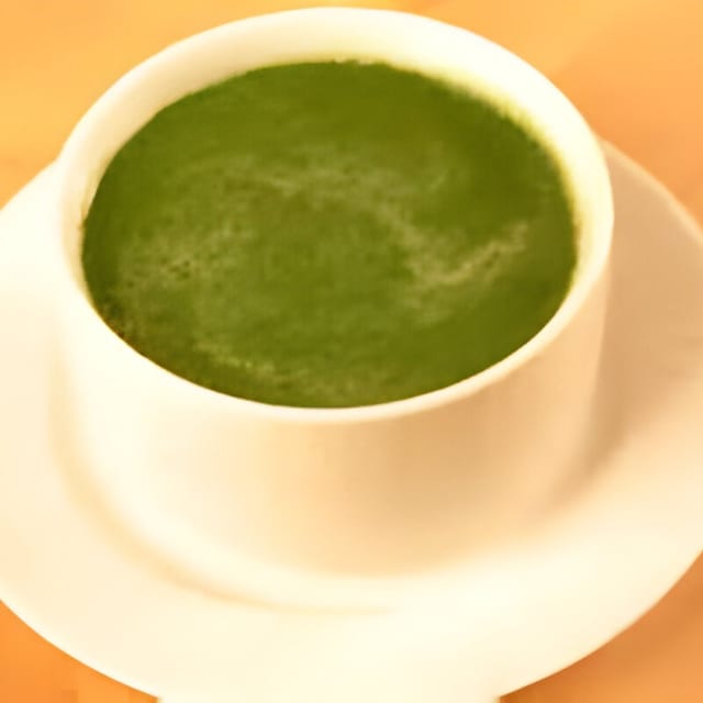 Palak shorba soup.