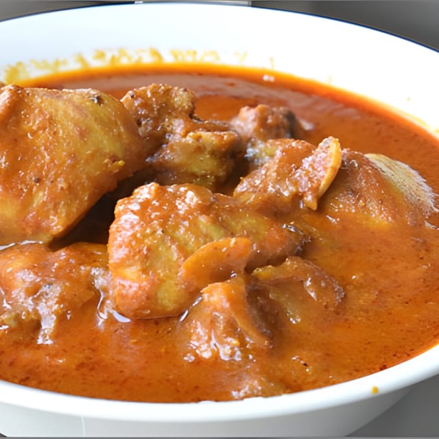 Chicken coconut curry.