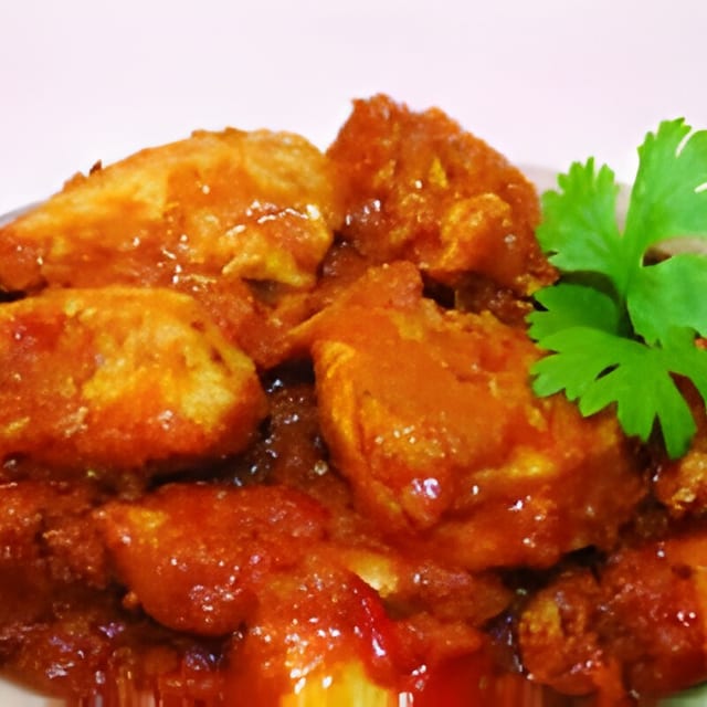 Chicken curry.