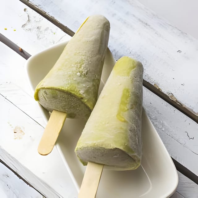 Pistachio kulfe.