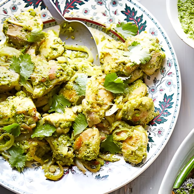Coriander chicken.