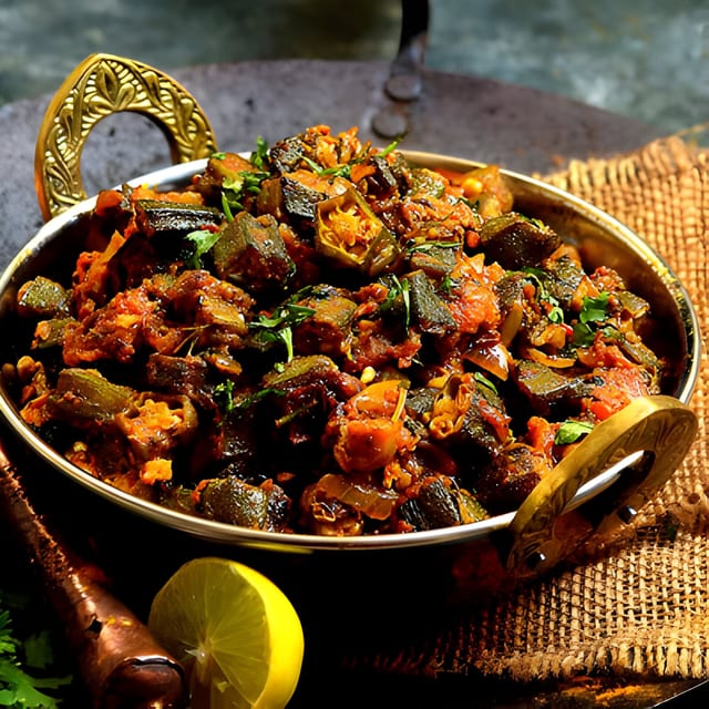 Bhindi masala.