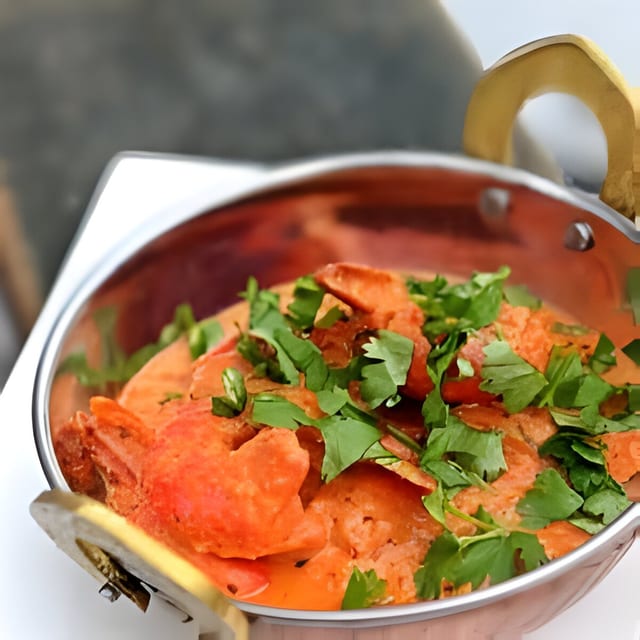 Shrimp coconut curry.