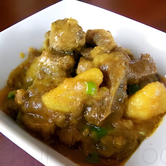 Goat curry.