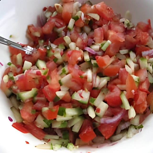 Kachumber salad.