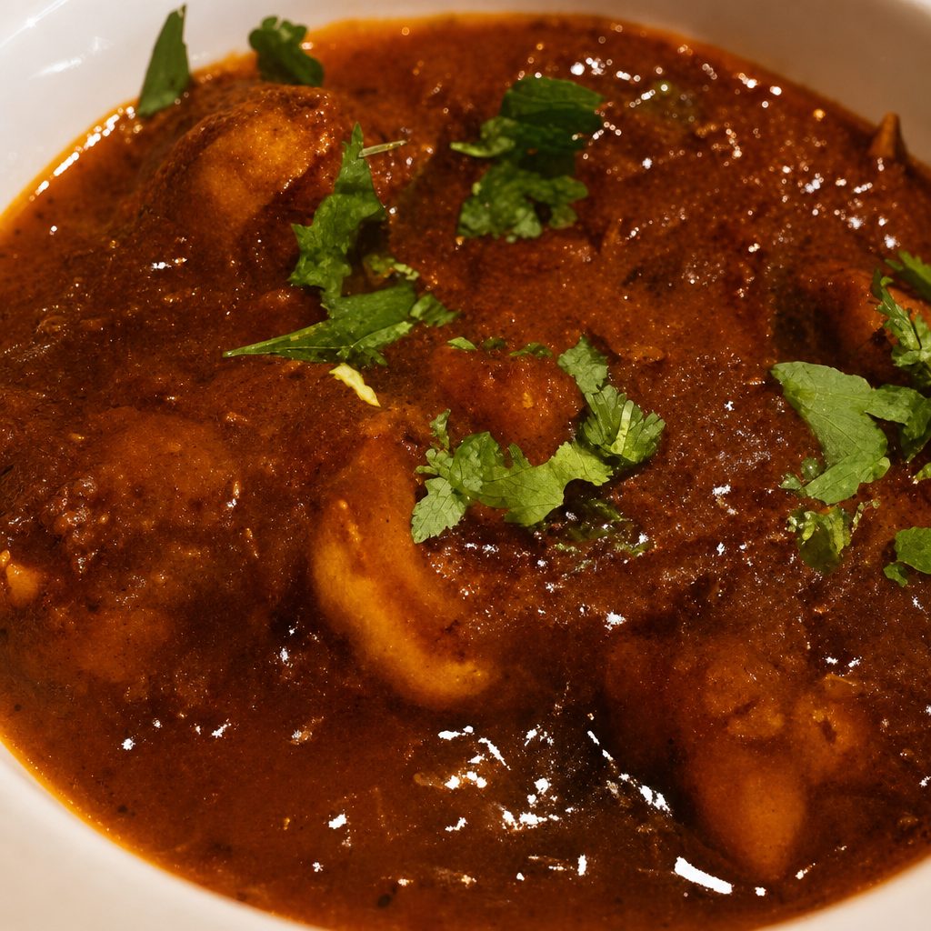 Seafood vindaloo.