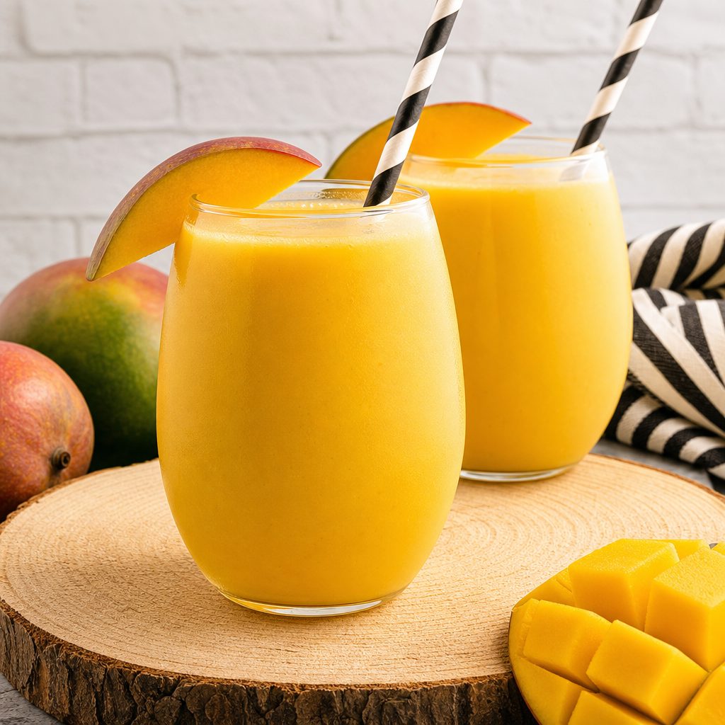 Mango lassi.