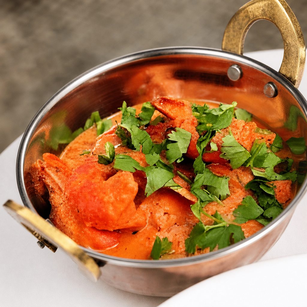 Shrimp coconut curry.