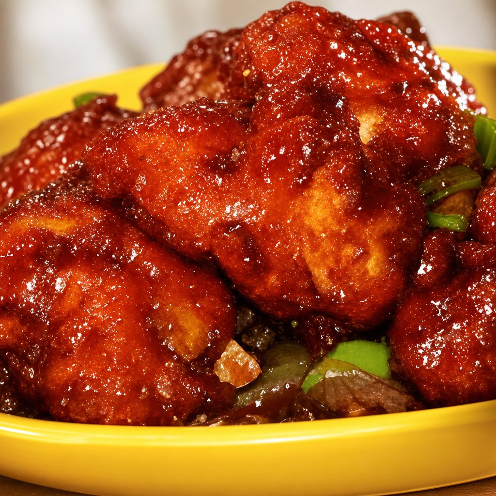 Chili chicken.