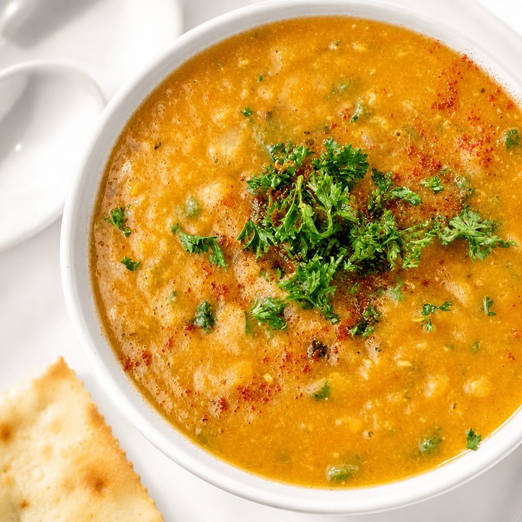 Lentil soup.