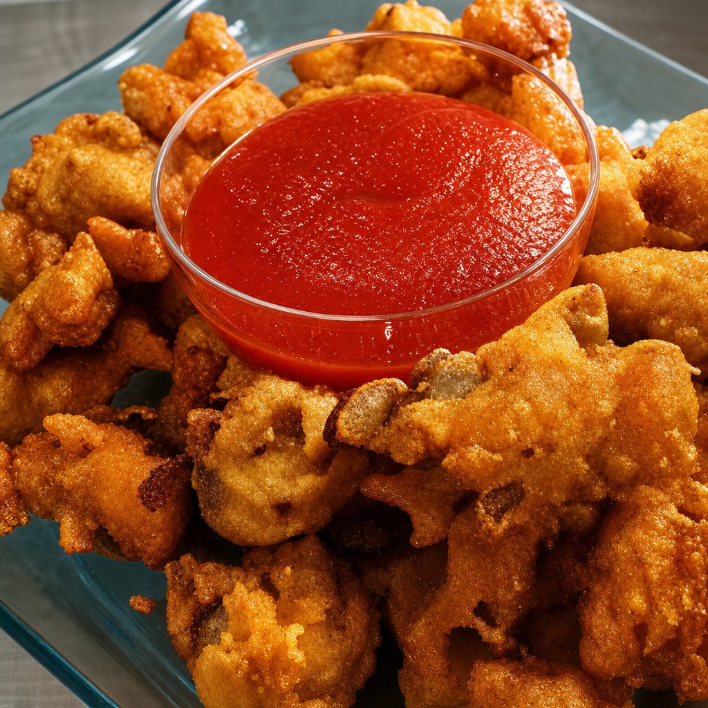 Chicken pakora.