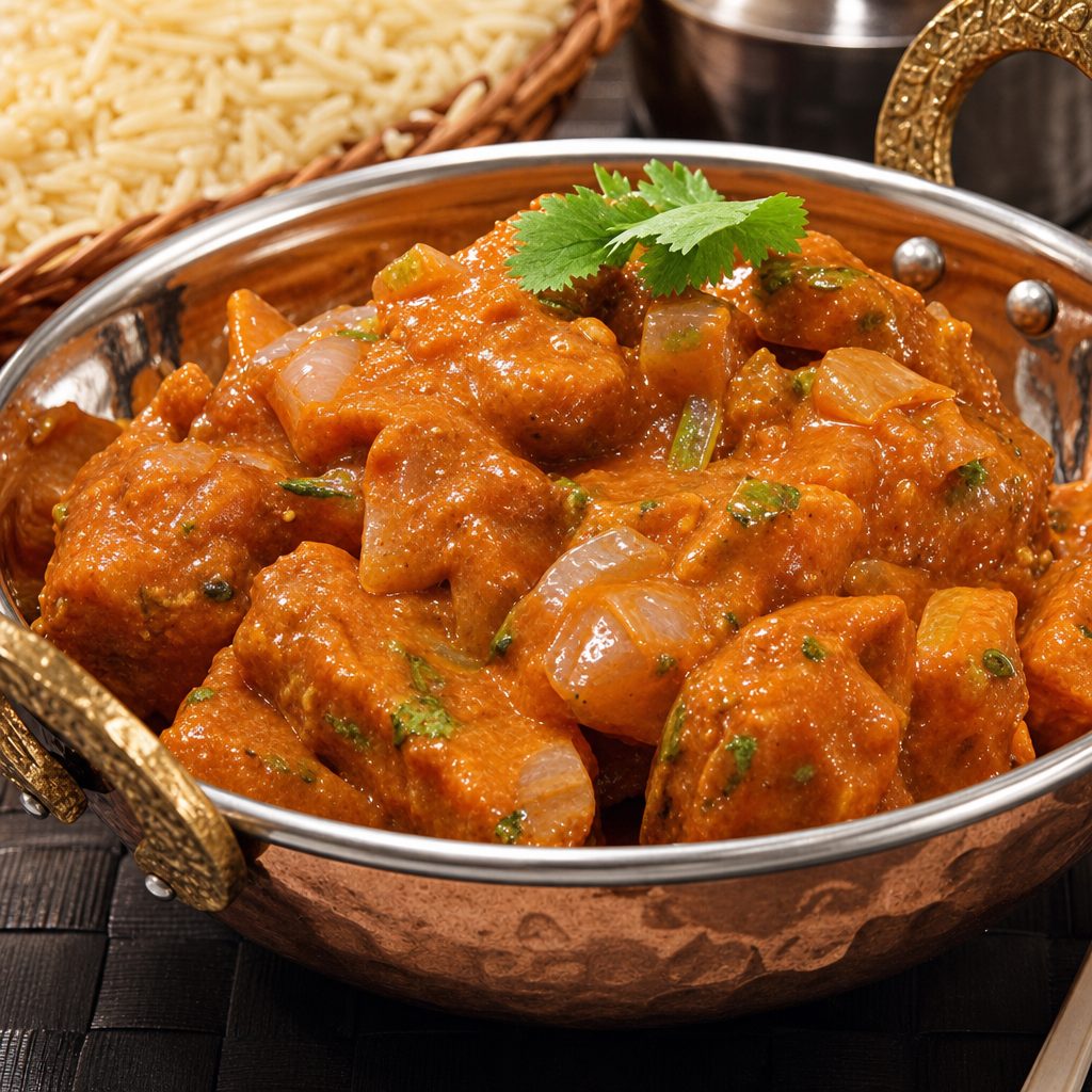 Lamb tikka masala.