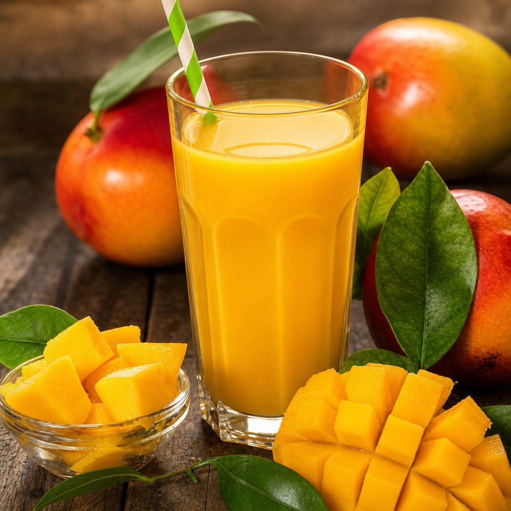 Mango juice.