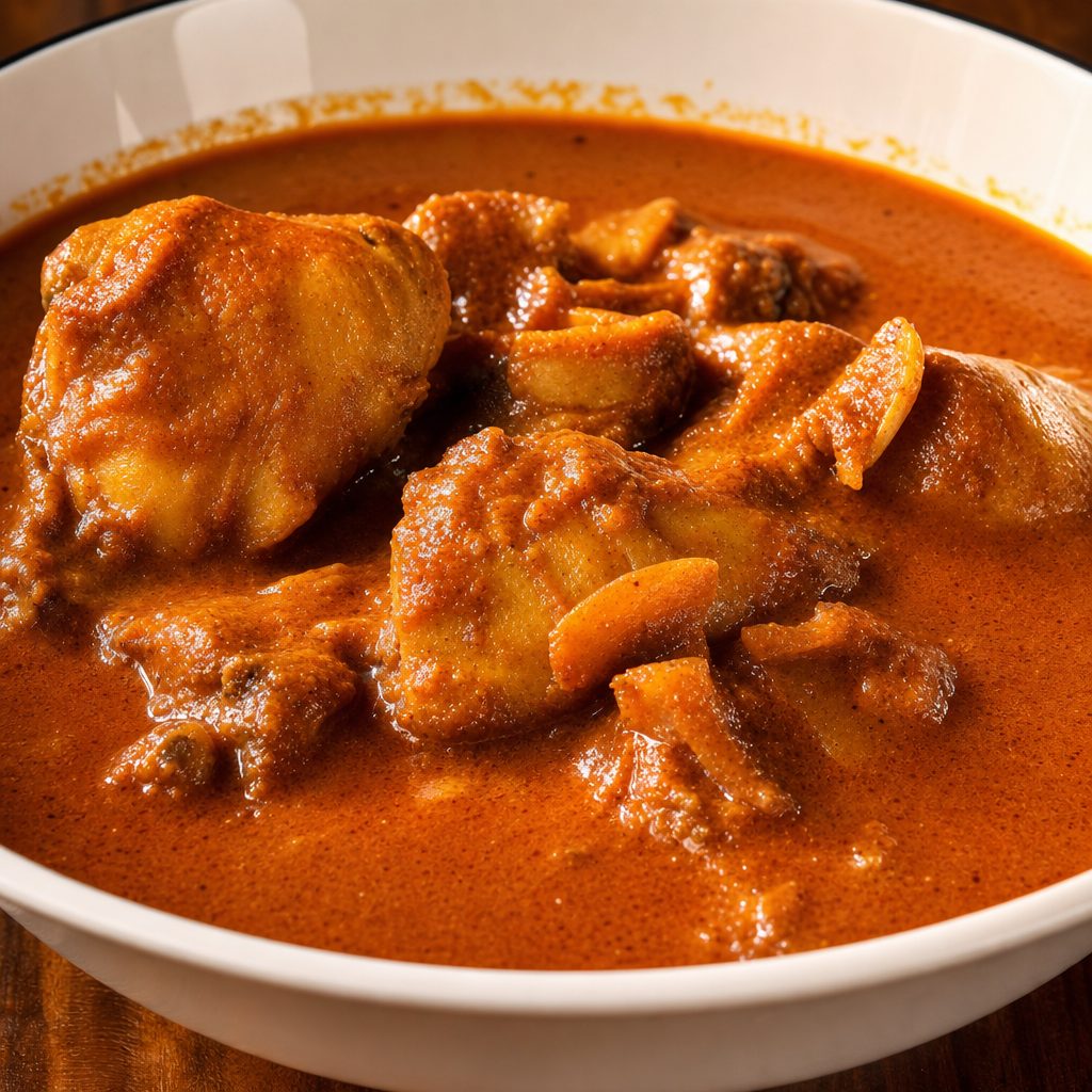 Chicken coconut curry.