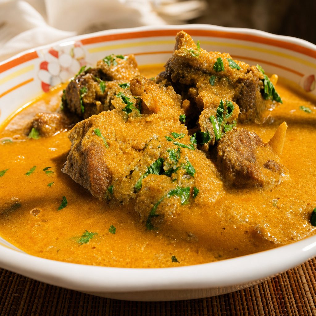 Lamb coconut curry.