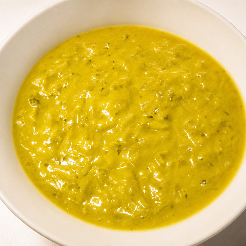 Vegetable coconut curry.