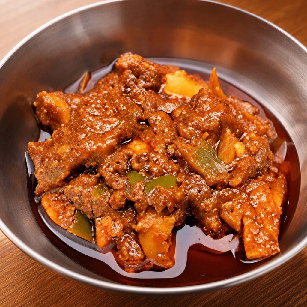 Indian mixed pickles.