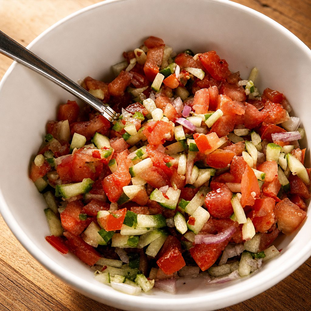 Kachumber salad.