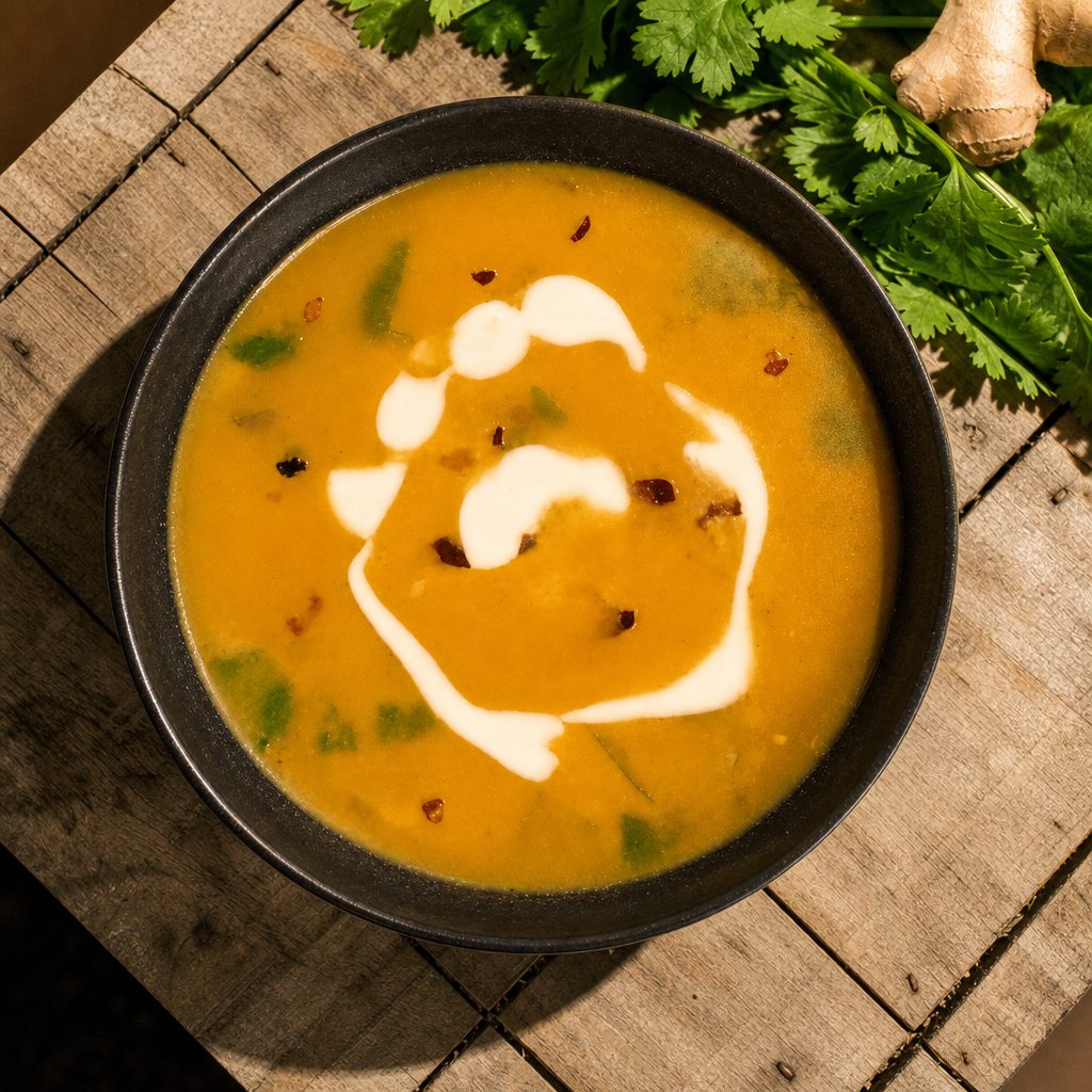 Coconut soup.