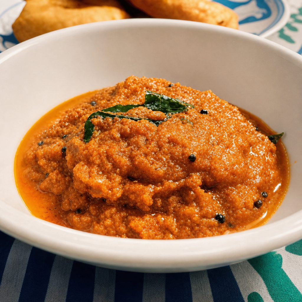 Onion chutney.