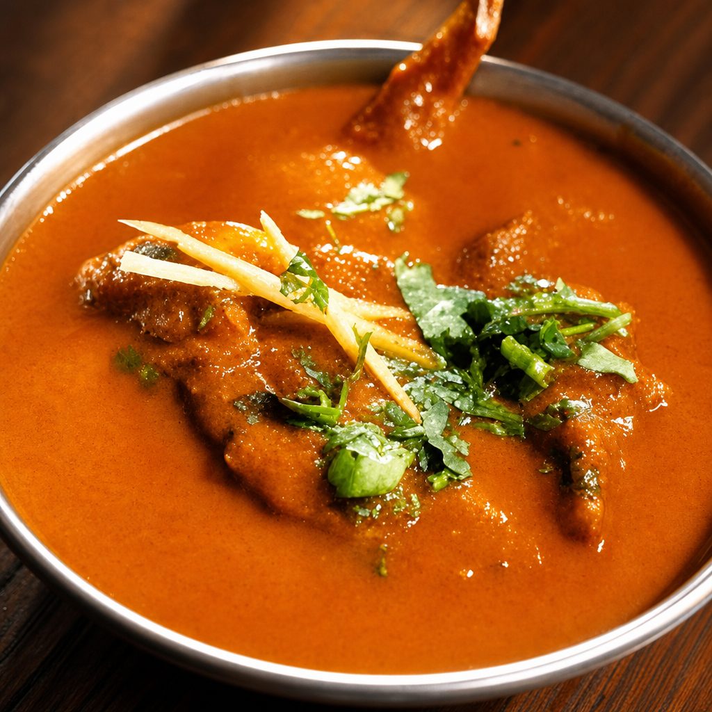 Lamb curry.